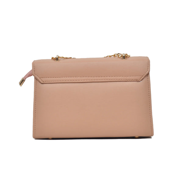 Classic Envelope Shaped Crossbody Bag (Pink)