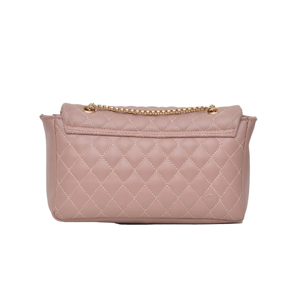 Classic Flap Shoulder Bag (Pink)