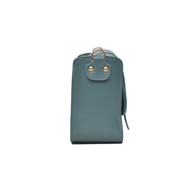 Saddle Buckle Crossbody Bag (Light Green)