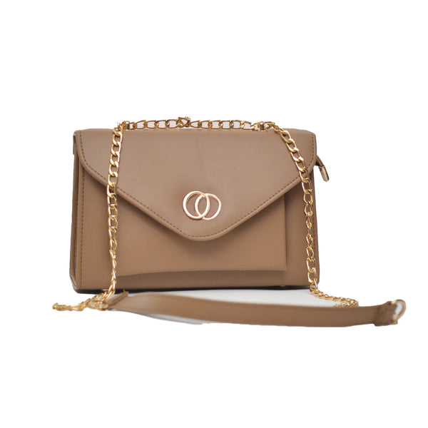 Classic Envelope Shaped Crossbody Bag (Sand Drift)