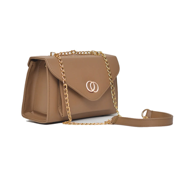 Classic Envelope Shaped Crossbody Bag (Sand Drift)