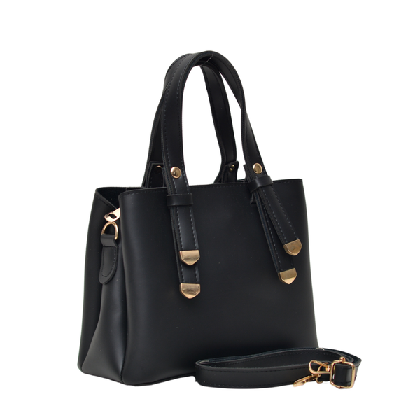 Shoulder Carry Bag with 3 Pockets (Black)
