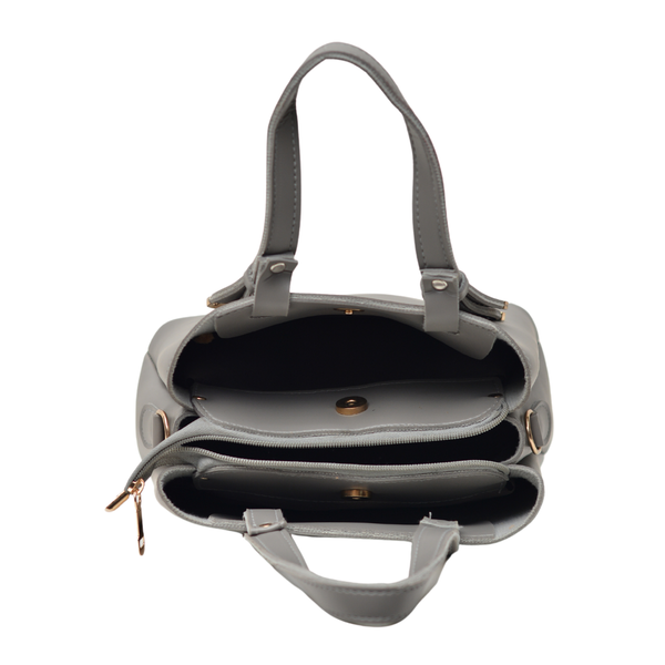 Shoulder Carry Bag with 3 Pockets (Grey)