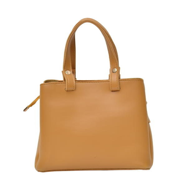Shoulder Carry Bag with 3 Pockets (Mustard Yellow)