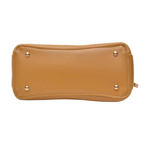 Shoulder Carry Bag with 3 Pockets (Mustard Yellow)