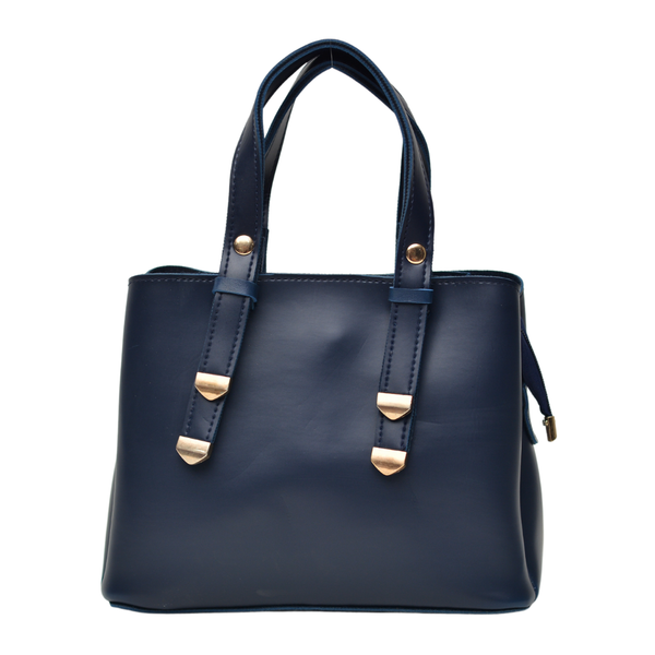 Shoulder Carry Bag with 3 Pockets (Navy Blue)