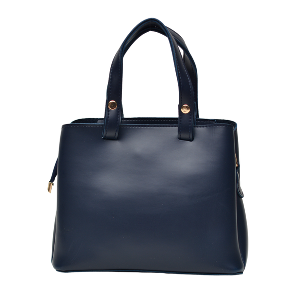 Shoulder Carry Bag with 3 Pockets (Navy Blue)
