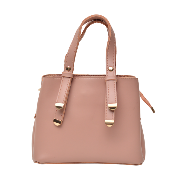 Shoulder Carry Bag with 3 Pockets (Pink)
