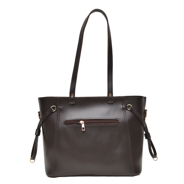 Stella Shoulder Handbag (Dark Brown)