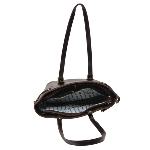 Stella Shoulder Handbag (Dark Brown)