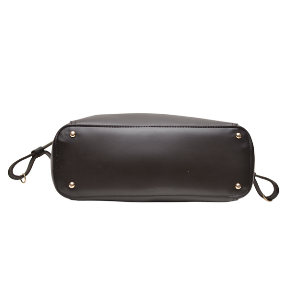 Stella Shoulder Handbag (Dark Brown)