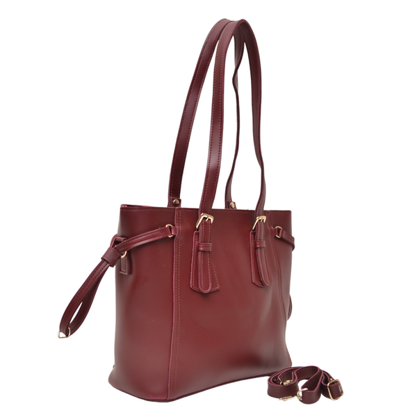 Stella Shoulder Handbag (Maroon)