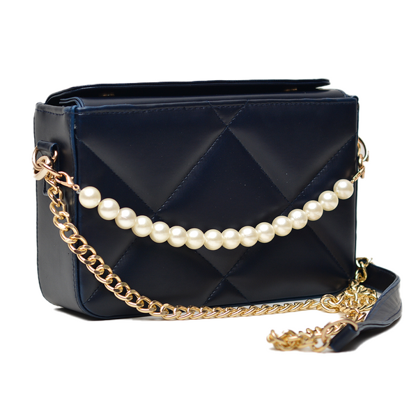 Tassel Women Crossbody Bag (Navy Blue)