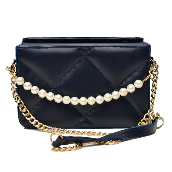 Tassel Women Crossbody Bag (Navy Blue)
