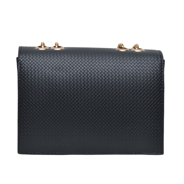 Textured Crossbody Bag (Black)
