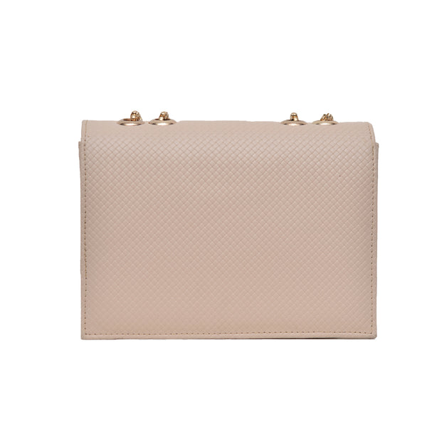 Textured Crossbody Bag (Pink)